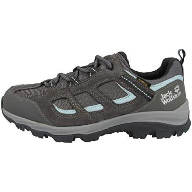 Imagem de Jack Wolfskin Tênis de caminhada unissex Vojo Hike 2 Texapore Low, Cinza/azul-claro, 3.5