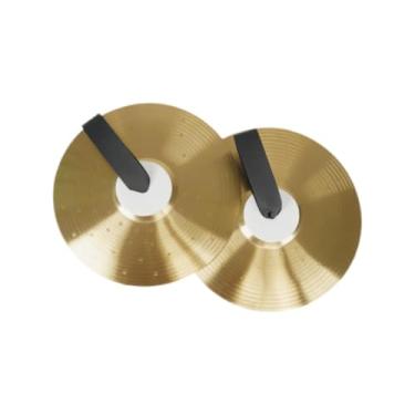 Imagem de Dynwave Crash Cymbal Musical Instruments Címbalos profissionais para estudantes Címbalos de bateria multiuso resistentes para apresentações em palco Adultos, 16 polegadas