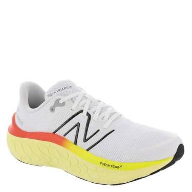 Imagem de New Balance Fresh Foam X Kaiha Road V1 Tênis de corrida masculino, Branco/Preto/Neo Flame, 43