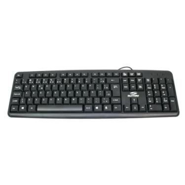 Imagem de Teclado Easy TC1301 Teclas Macias Design Ergonômico USB Preto