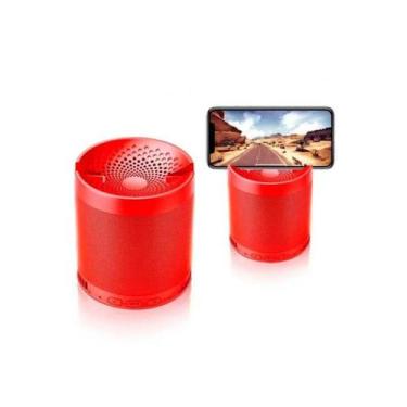 Imagem de Caixa De Som Portatil Com Bluetooth Usb Q3 - Vermelho - Wireless Speak