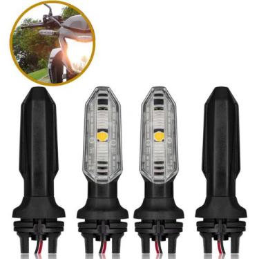 Imagem de Kit C/ 4 Pisca Led Seta Honda Cb Twister 250 2019 Titan Fan 160 Com Co