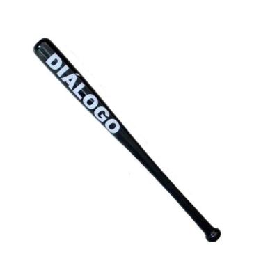 Imagem de Taco de Baseball Decorado Bastão Em Madeira Maciça 67cm Decorativo Col