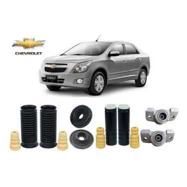 Imagem de 4 Kit Do Amortecedor Coxim Batente Coifa Dianteiro Traseiro Gm Cobalt 