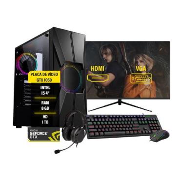Imagem de Pc Gamer Completo i5 Gtx1050 Memória 8GB Hd 1Tb Fonte 500W - AMORIM SH