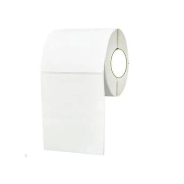 Imagem de Kit 10 Rolos Etiqueta 10X15 Cm Couche Adesiva - Rprint Etiquetas
