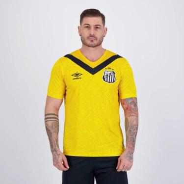 Imagem de Camisa Umbro Santos III 2024 Com Número, EG