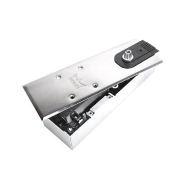 Imagem de Mola De Piso Com Espelho de Inox pra Porta De Vidro BTS 75R Dorma