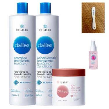 Imagem de Head.ID Dailies Shp Cond Mask Nutri +Espátula+Leavein