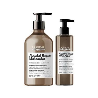 Imagem de Kit L'Oréal Absolut Repair Molecular -Sh 500Ml E Sérum 250Ml - Loreal 
