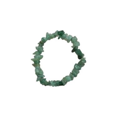 Imagem de Pulseira de Pedra Natural Quartzo Verde - Cura e Equilibrio - Sol de L