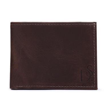 Imagem de Carteira Masculina Basica Grande Couro Fossil Resistente Divisorias Pa