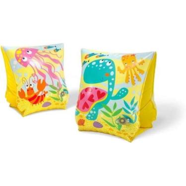 Imagem de Boia de Braços Infantil Flutuador - Intex 56666, Fundo do mar