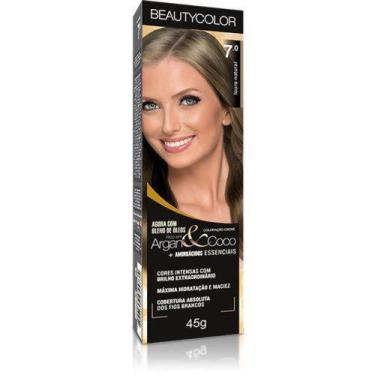 Imagem de Coloração Permanente Individual 7.0 Louro Natural Beautycolor - 45g - 