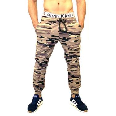 Imagem de Calça masculino Jogger com lycraMasculina Camuflada Coloridas Varias C