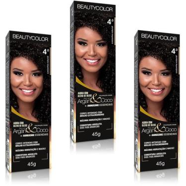 Imagem de Beauty Color Tintura 5.0 CASTANHO CLARO 45gr (03 Unidades) Cores Norma