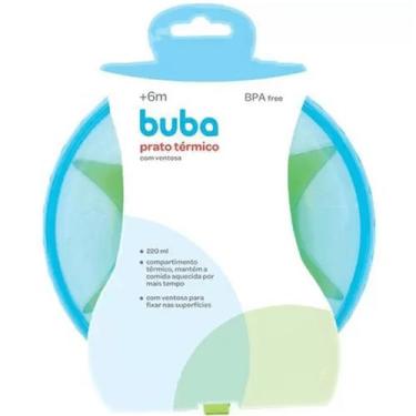 Imagem de Prato Infantil Azul Térmico Com Ventosa Buba - Buba Baby