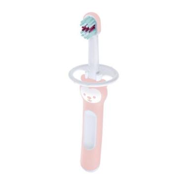 Imagem de Escova Dental Baby's Brush c/ Trava de Proteção 6m+ Mam Rosa