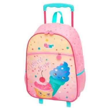 Imagem de Mochila Escolar Sorvete Sweet Rodinha Tam Grande Meninas - Pacific