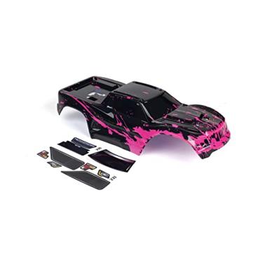 Imagem de Custom Body Muddy Hot Pink Style Compatible for V1 Traxxas Maxx 1/10 4X4 4WD Truck Shell Cover(Truck not Included) MX-MHP-01