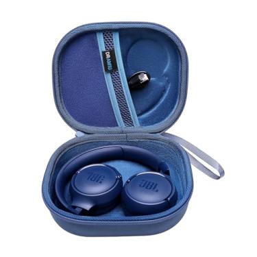 Imagem de DR·AMIU Capa rígida compatível com Tune 510BT/ 520BT/ 660NC/ 670NC/ 570BT/ 525BT/ 500BT/ 500/ Live 460NC/ 670NC/ T450BT, Soundcore H30i, Samsung AKG Fones de ouvido pequenos dobráveis