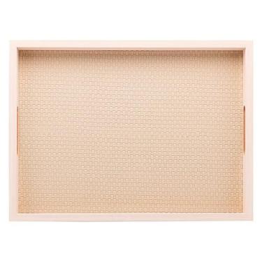 Imagem de Bandeja Retangular em MDF 40x4x30cm 5677 - Lyor - LYOR, WOLFF, ROJEMAC