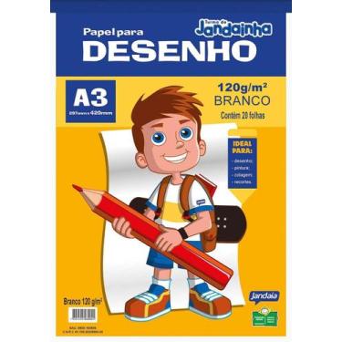 Imagem de Papel Sulfite A3 Jandainha 40KG 120G. Branco - Jandaia