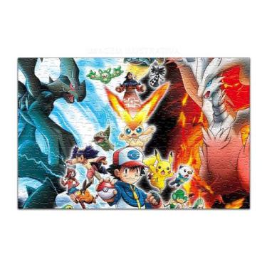 Imagem de Quebra Cabeça Personalizado Pokemon Nova Geraçao 48 Peças - Pomps Geek