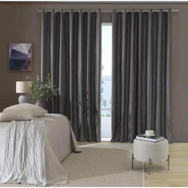 Imagem de Cortina Corta Luz 70% Tecido 4.20m x 2.50m Blend Bella Janela - BELLA 