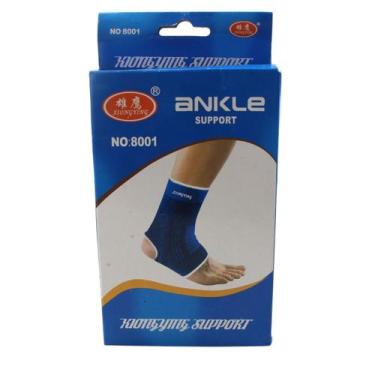 Imagem de PAR de Tornozeleira Estabilizador Tensor Suporte Tornozelo Ajustável X