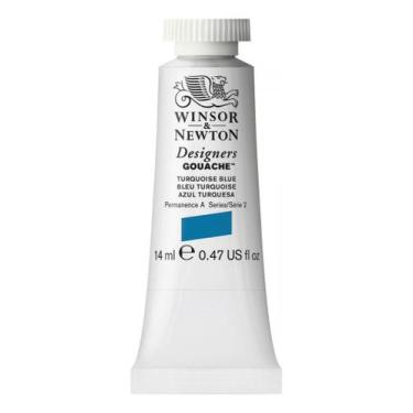 Imagem de Tinta Guache Winsor Designers 14ml S2 656 Turquoise Blue - Winsor & Ne