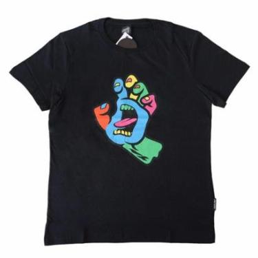 Imagem de Camiseta Santa Cruz Screaming Hand Fusion - Preto-Masculino