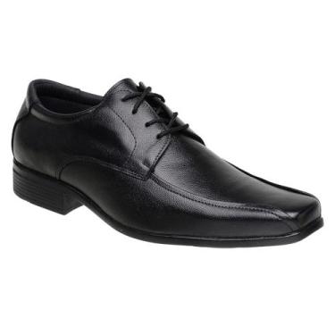 Imagem de Sapato Social Masculino Oxford Em Couro (SL3010) - Mena Infinity, Pret
