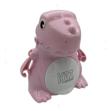 Imagem de Apontador Manivela Manual Lápis Dinossauro Mesa Grande Kaz , Rosa
