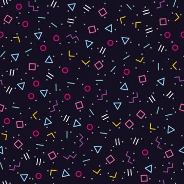 Imagem de Papel De Parede Temático Formas Geométricas Cores - 1,5x0,5m - DEKAL D