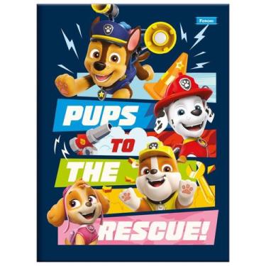 Imagem de Caderno Do Patrulha Canina Brochurão 1 Matéria 48F' Escolar', Azul