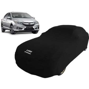Imagem de Capa De Tecido Para Proteger Carro Honda City - Mz, Preta