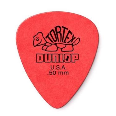 Imagem de Palheta Dunlop Tortex Standard 0.50mm Fina Vermelha Unidade
