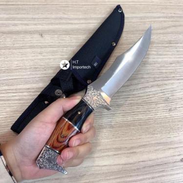 Imagem de Faca De Caça Pesca Churrasco Luxo Fulltang Inox 1641 - Columbia