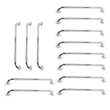 Imagem de Barra de Apoio 70cm Inox Kit 13 Unidades Cadeirante Idoso Gestante Ban