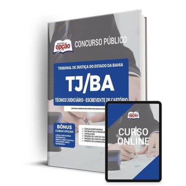 Imagem de Apostila TJ-BA - Técnico Judiciário - Escrevente de Cartório