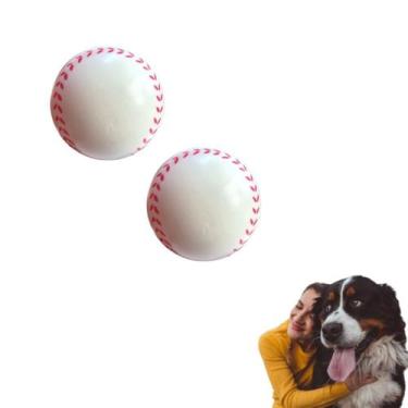 Imagem de Brinquedo pet mordedor Kit de brinquedos bola bolinha resistente para 