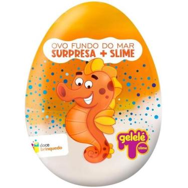 Imagem de Slime ovo surpresa fundo do mar 98g. doce brinquedo