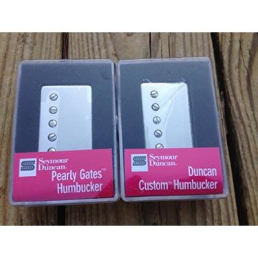 Imagem de Seymour Duncan SH-5 Custom & SHPG-1n Pearly Gates Humbucker Pickup Set NICKEL