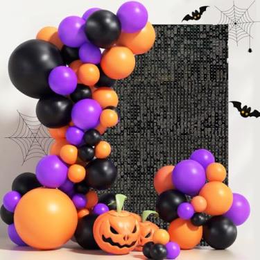 Imagem de Cherocito Black Shimmer Wall Backdrop,Shiny Sequins,12PCS Sequins Backdrop Decoration Panels, Glitter Bling Photo Background Decorations for Birthday Party Wedding Engagement Anniversary Graduation