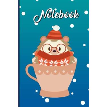 Imagem de Christmas Porcupine Notebook: Makes a Perfect Little Stocking Stuffer Gift for Kids, Teens and Adults , Cute Mini Christmas Themed Pocket Book Journal with an Porcupine 6x9 inch 120 pages