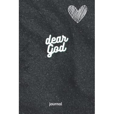 Imagem de DOVE Dear God Lined Journal/Diary Notebook: Sparkly Black Matte Paperback, For Women, Men, Girls, Teens, Medium 6×9 inch, 159 Writing Pages, Bright ... Devotion, Planning, Mindfulness, To Do List
