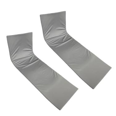 Imagem de Colchão Almofada Espreguiçadeira Piscina Amarelo Impermeável 2un