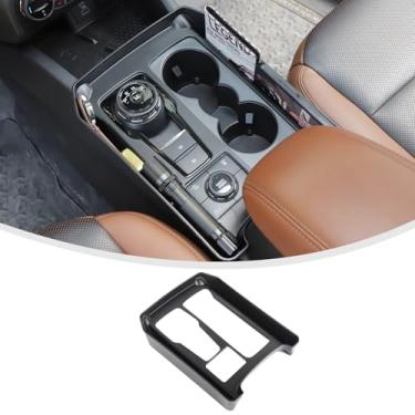 Imagem de Linskip Bandeja de armazenamento de área de câmbio preta fosca adequada para Ford Bronco Sport 2025-2021, bandeja de engrenagem antiqueda para organizador de console central Bronco Sport