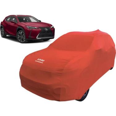 Imagem de Capa Para Cobrir Carro Lexus Ux 250h Tecido Helanca - Mz, Vermelha